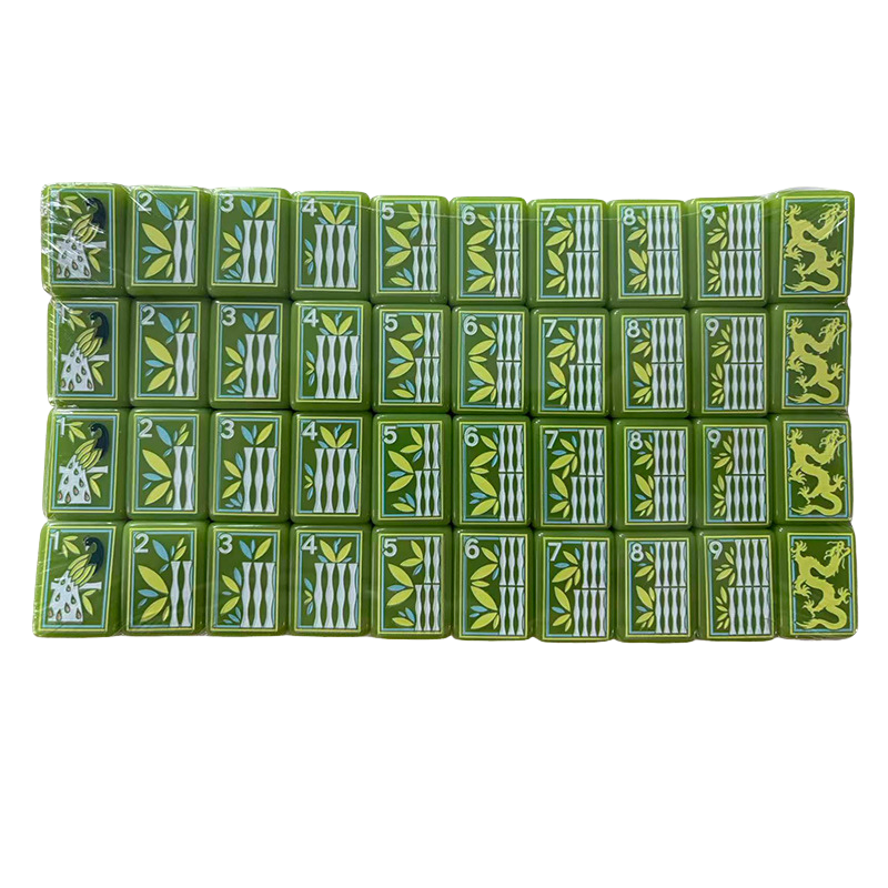 Emerald Green Premium American Mahjong Tiles