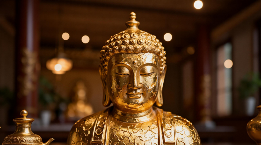 Gold Leaf in Buddhism — Sacred Art That Transcends Time