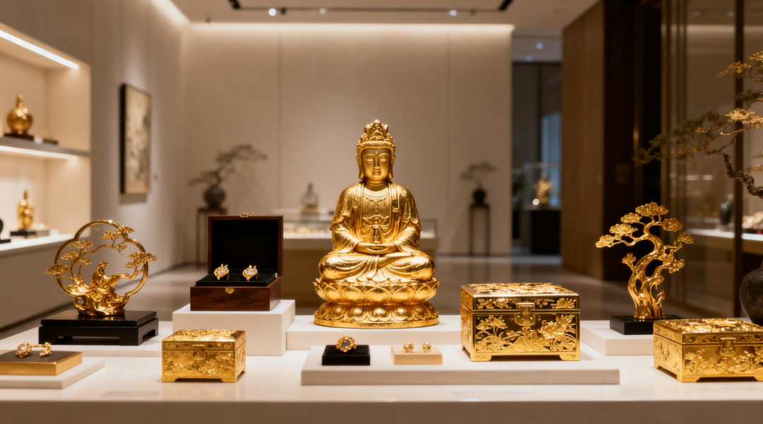 Gold Leaf Everywhere — A Luxury That Touches Everyday Life