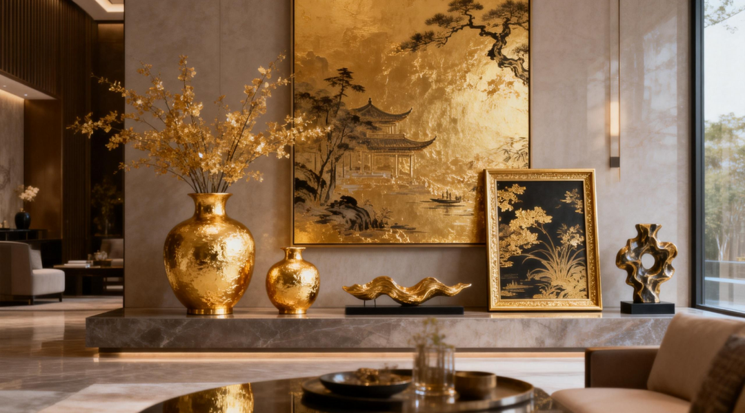 Living with Gold Leaf — A Lifestyle of Quiet Luxury