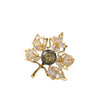 Creative Gold Leaf Brooch
