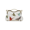 Luxury Embroidered Butterfly Brocade Shell Handbag