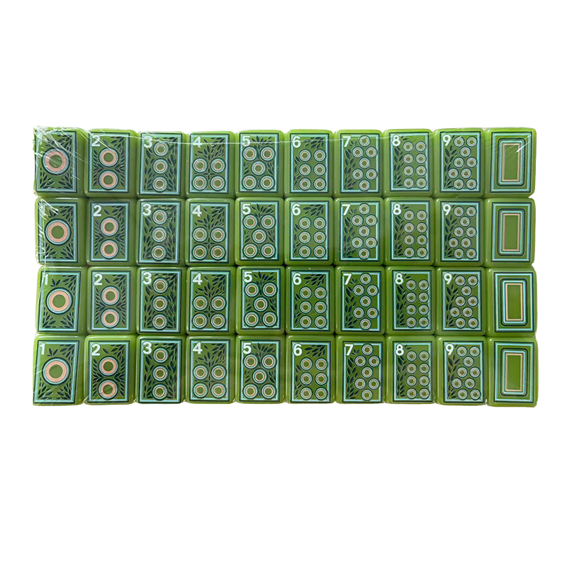 Emerald Green Premium American Mahjong Tiles
