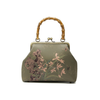 Luxury Landscape Painting Chinese Style Tote Bag,  Elegant Artistic Design for Daily Fashion