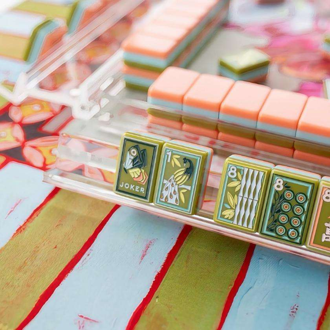 Emerald Green Premium American Mahjong Tiles
