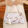 Elegant Plum Blossom Embroidered Tote Bag – Luxury Chinese-Style Fashion Handbag for Women