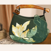 Brocade Embroidered 3D Lotus Handbag  – Vintage Women’s Evening & Casual Shoulder Purse