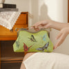 Luxury Embroidered Butterfly Brocade Shell Handbag
