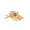 Creative Gold Leaf Brooch