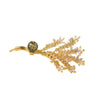 Creative Gold Leaf Brooch