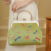 Elegant Butterfly Embroidered Tote Bag – Artistic Butterfly Shoulder Purse for Women