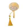 Portable Gold-Foil Makeup Mirror – Round (Nanjing Museum Collaboration Edition)