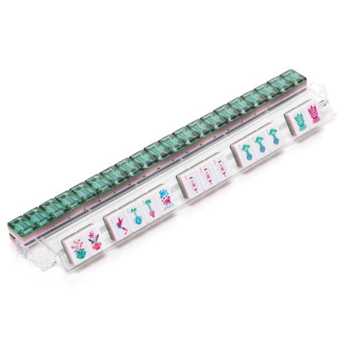 Emerald Green 4-Layer Mahjong Tiles
