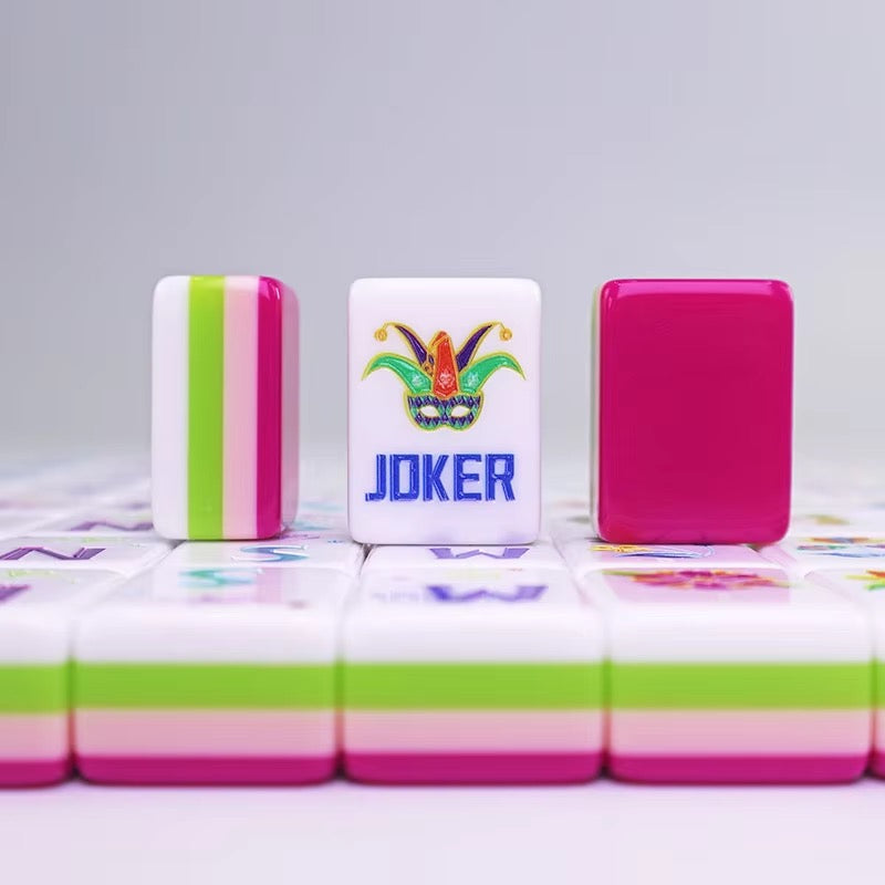 Fuchsia 4-Layer Mahjong Tiles